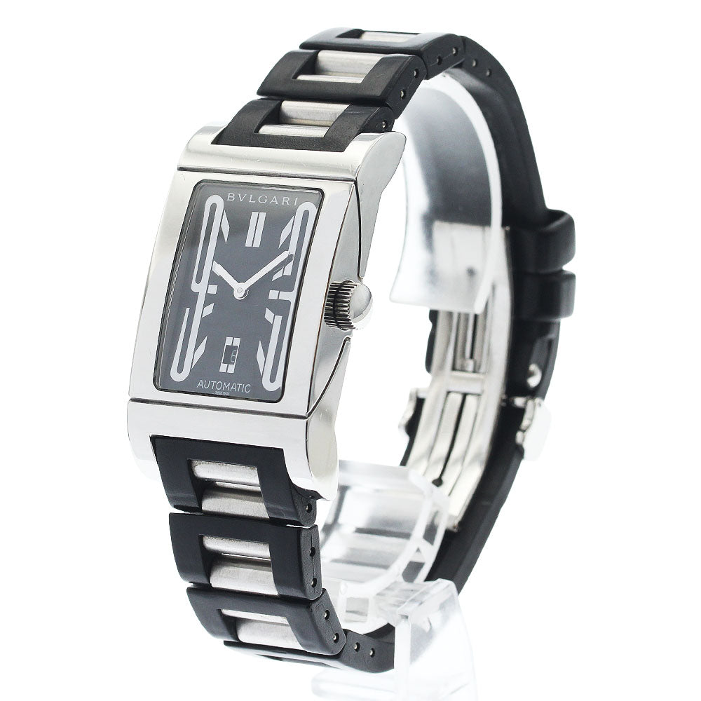 BVLGARI Rettangolo RT45S Date black Dial Automatic Men's Watch_934795