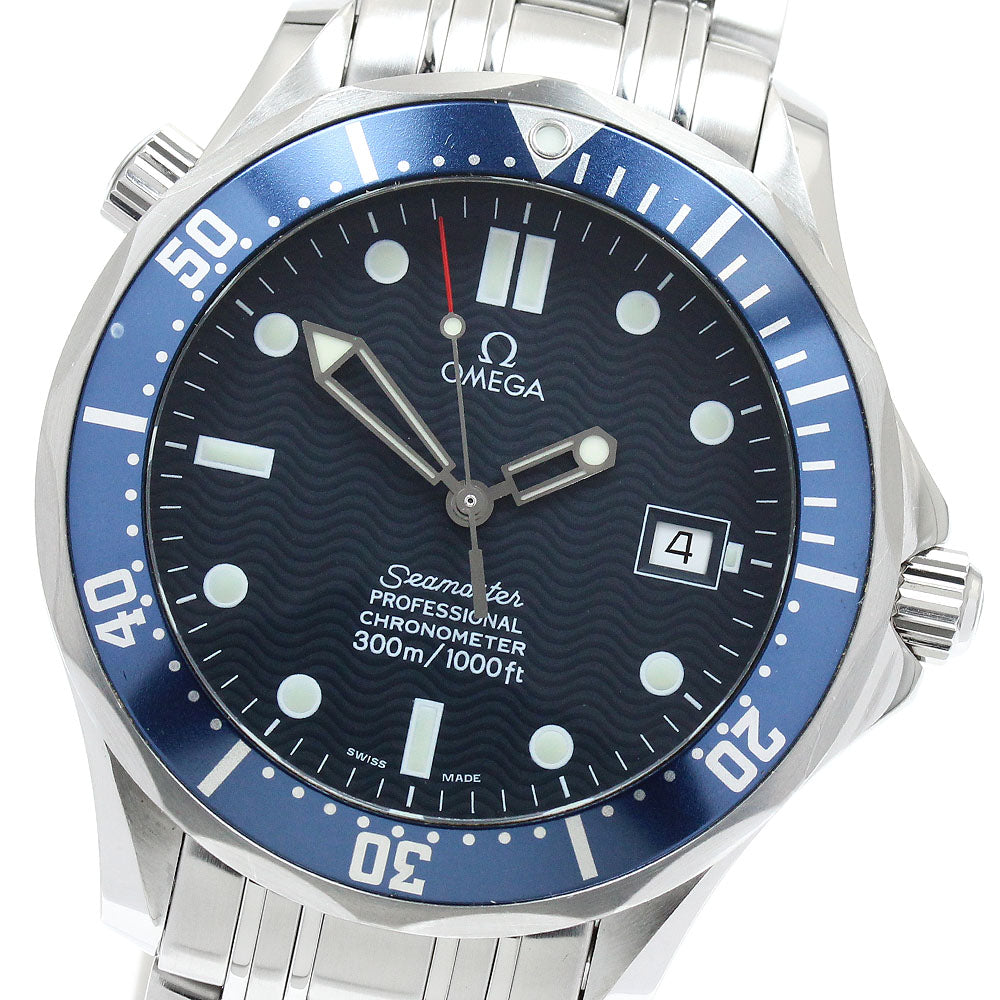 OMEGA Seamaster300 2531.80 Date Navy Dial Automatic Men's Watch_934817