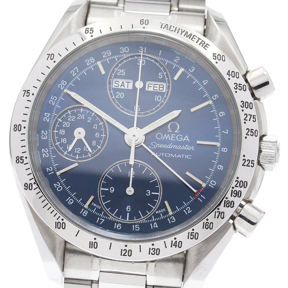 OMEGA Speedmaster 3521.80 Triple calendar Navy Dial Automatic Men's Watch_934819