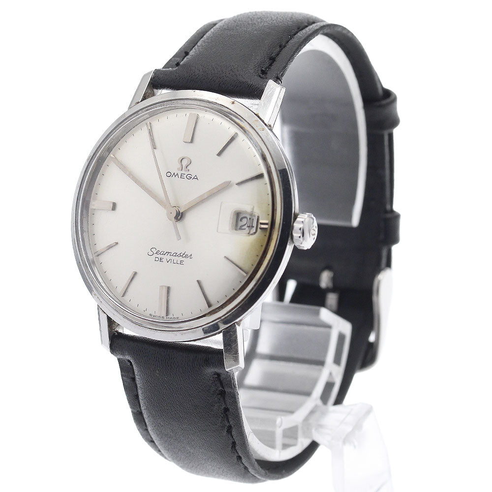 OMEGA Seamaster De Ville Date Silver Dial Hand Winding Men's Watch_934845