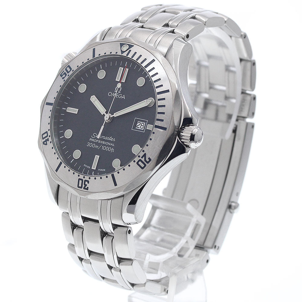 OMEGA Seamaster300 2261.50 Date Black Dial Quartz Men's Watch_934884