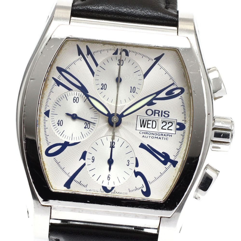 ORIS Myris 7532 Chronograph day date Silver Dial Automatic Men's Watch_934928