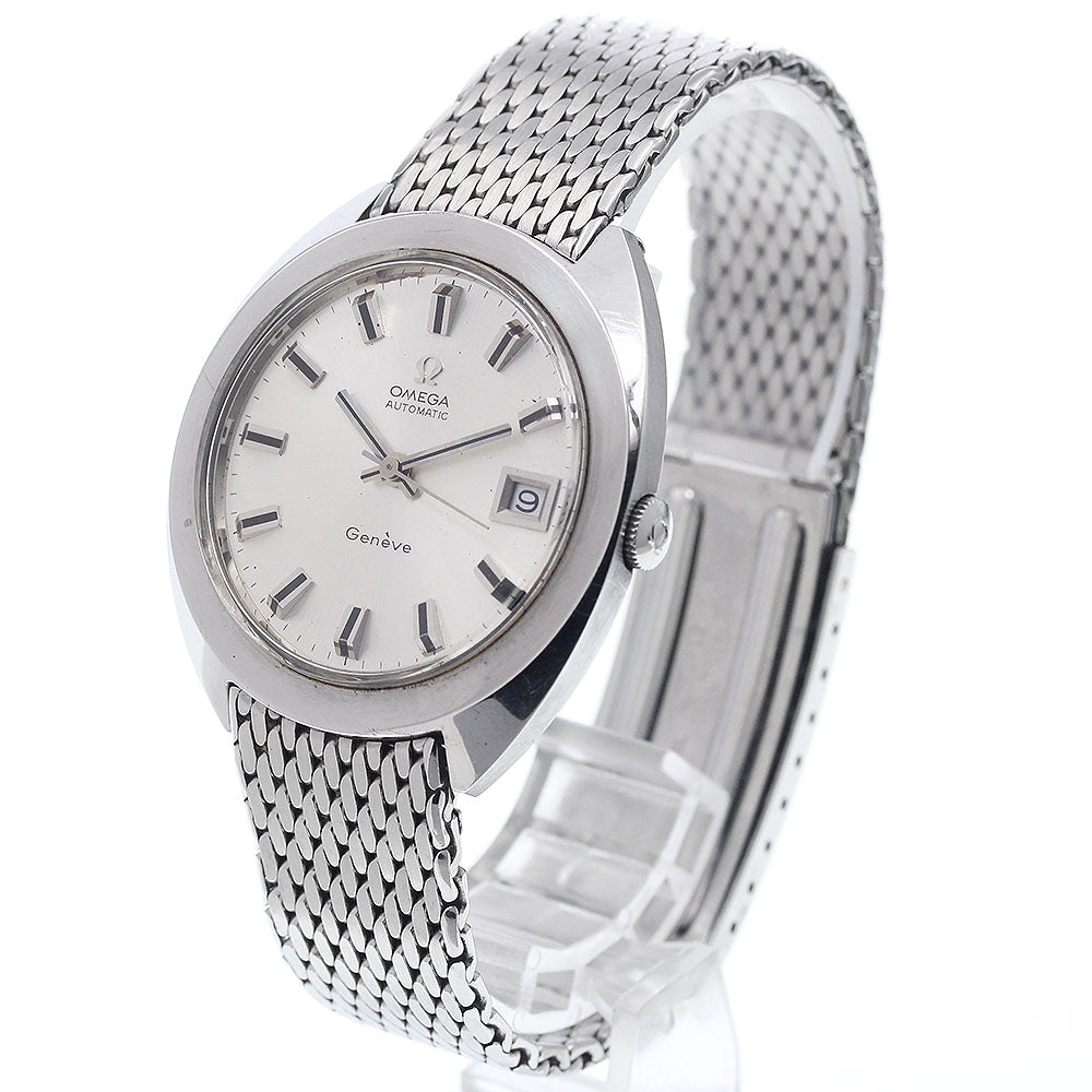 OMEGA Geneve ST166721/5321 cal.565 Date Silver Dial Automatic Men's Watch_934929