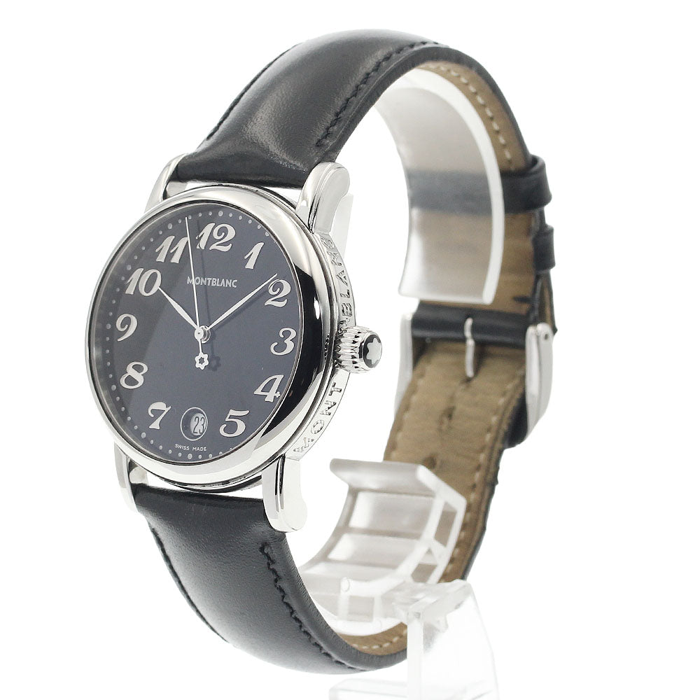 MONTBLANC Meisterstuck 7027 Date black Dial Quartz Men's Watch_934933
