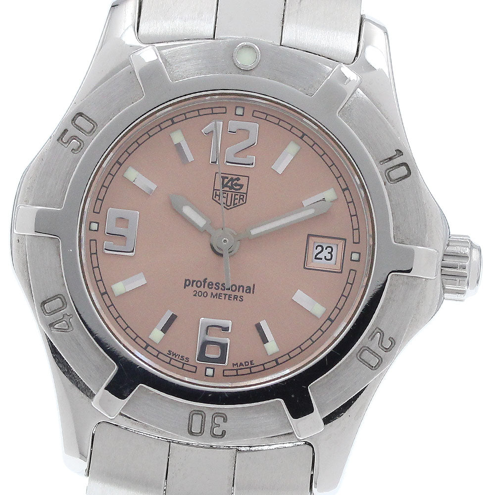 TAG HEUER 2000 Exclusive WN1314 pink Dial Quartz Ladies Watch_934939