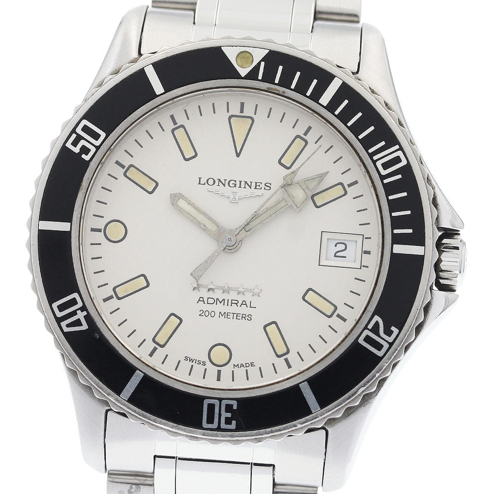 LONGINES Admiral Diver L3.502.4 Date white Dial Automatic Men's Watch_934947