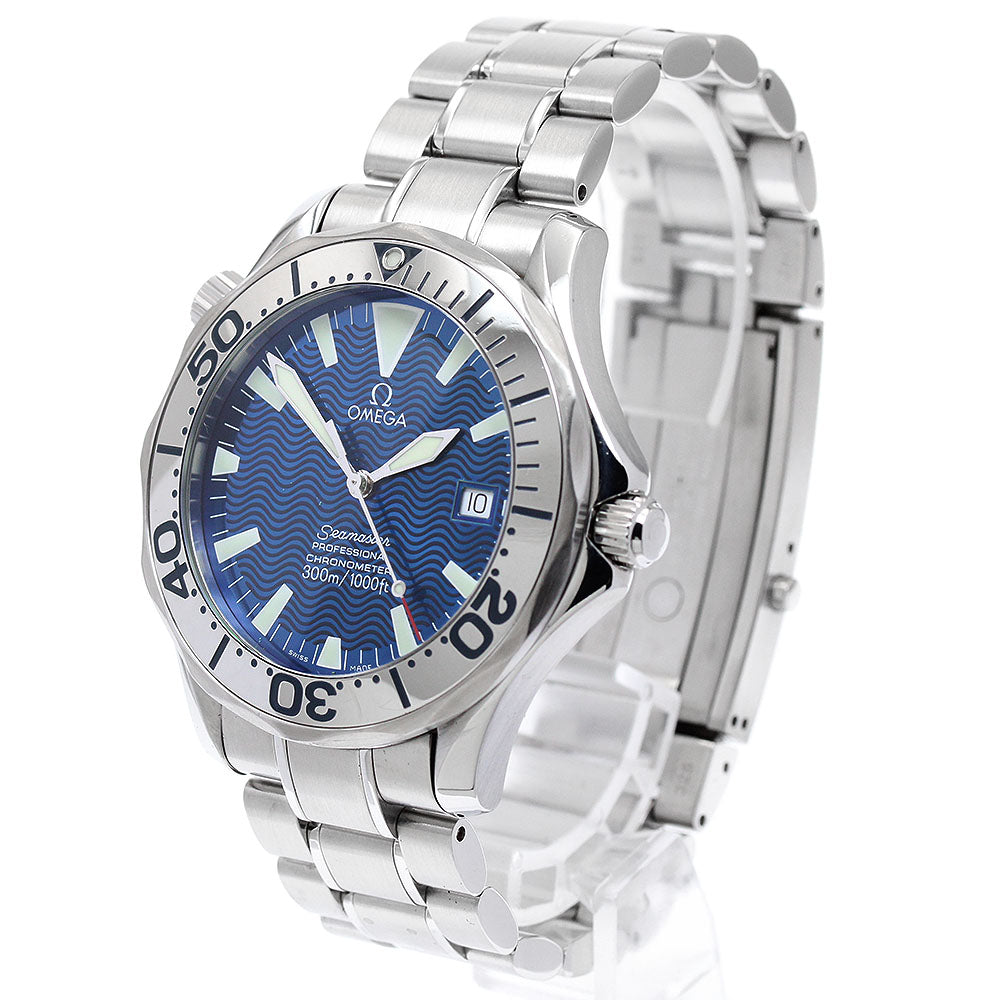 OMEGA Seamaster300 2255.80 Date Blue Dial Automatic Men's Watch_934954