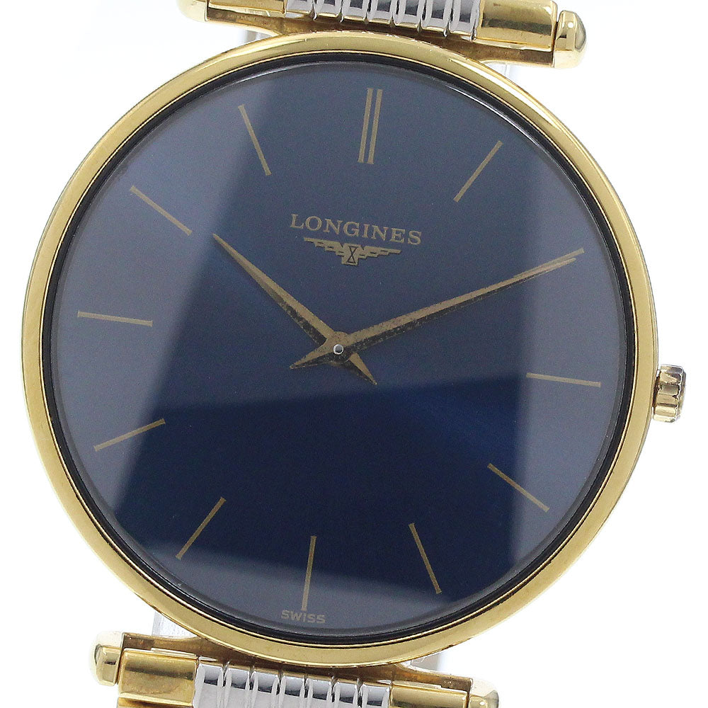 LONGINES Grand classic L4.635.2 Navy Dial Quartz Men's Watch_934957