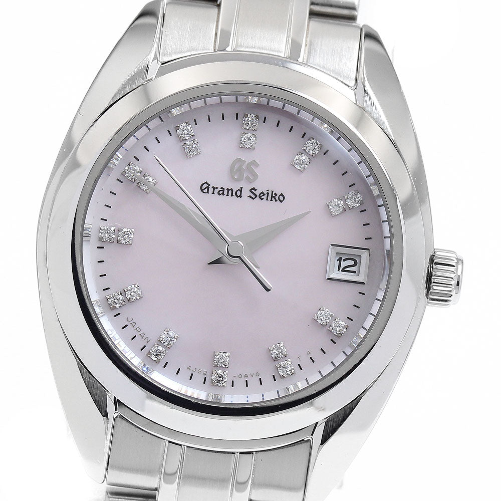 SEIKO Grand Seiko STGF277/4J52-0AC0 Diamond Index Date Pink shell Dial Quartz Ladies Watch_934960