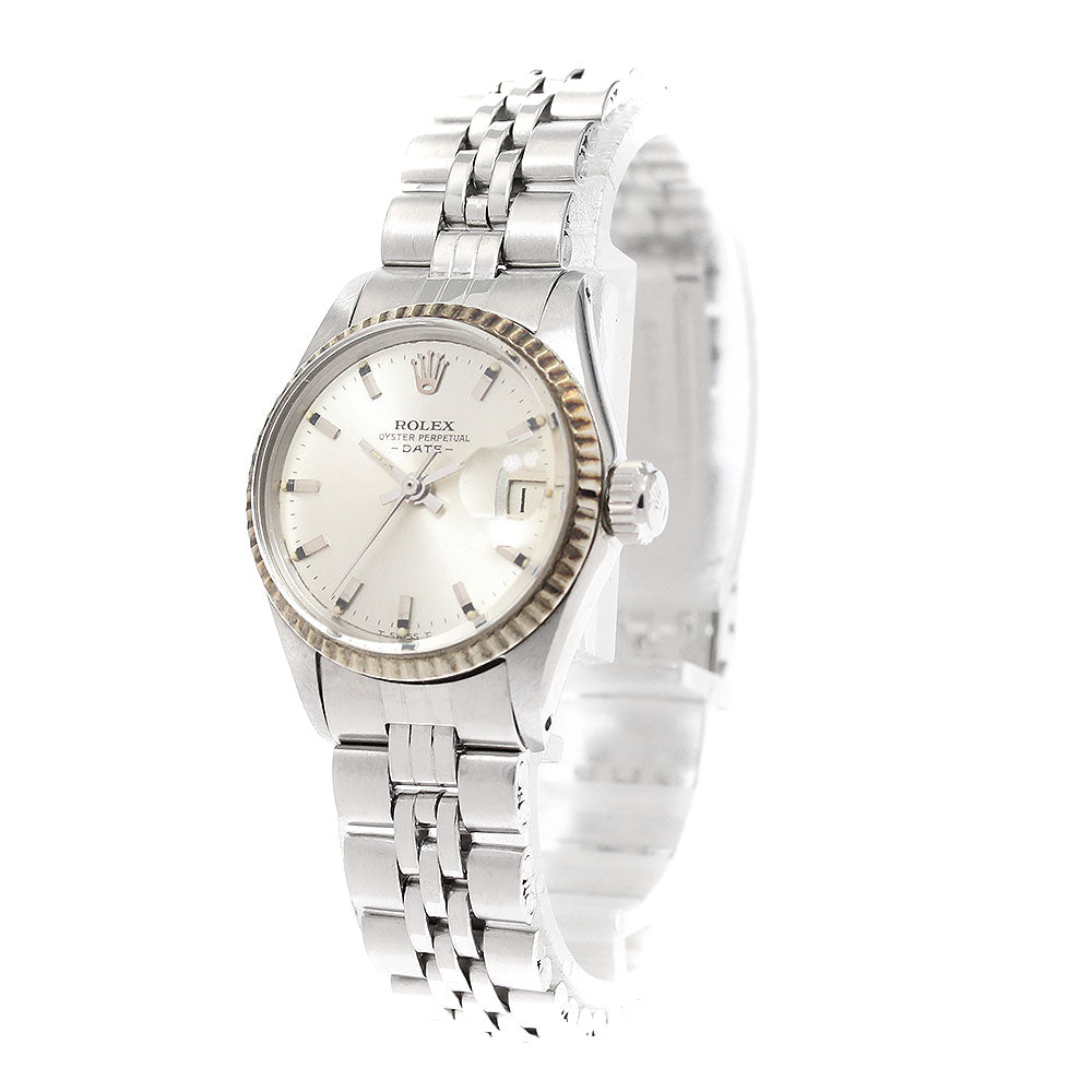 ROLEX Oyster perpetual date 6517 Cal.1161 WG bezel Automatic Ladies Watch_934978