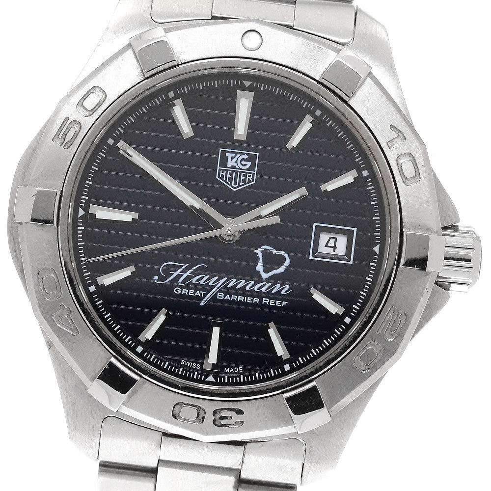 TAG HEUER Aqua racer WAP201Y Diving Hayman Island Automatic Men's Watch_935000