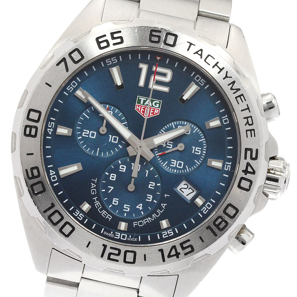 TAG HEUER Formula 1 CAZ101K Date Chronograph Blue Dial Quartz Men's Watch_935005