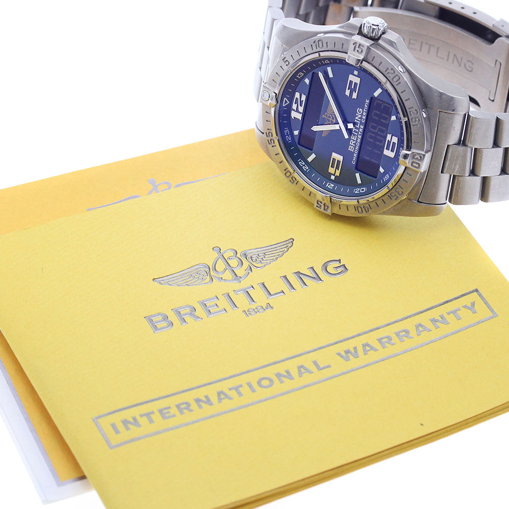 BREITLING Aerospace E79362 blue Dial Quartz Men's Watch_935042