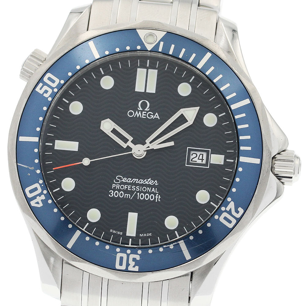 OMEGA Seamaster 300 2541.80 Date Navy Dial Quartz Men's Watch_935044
