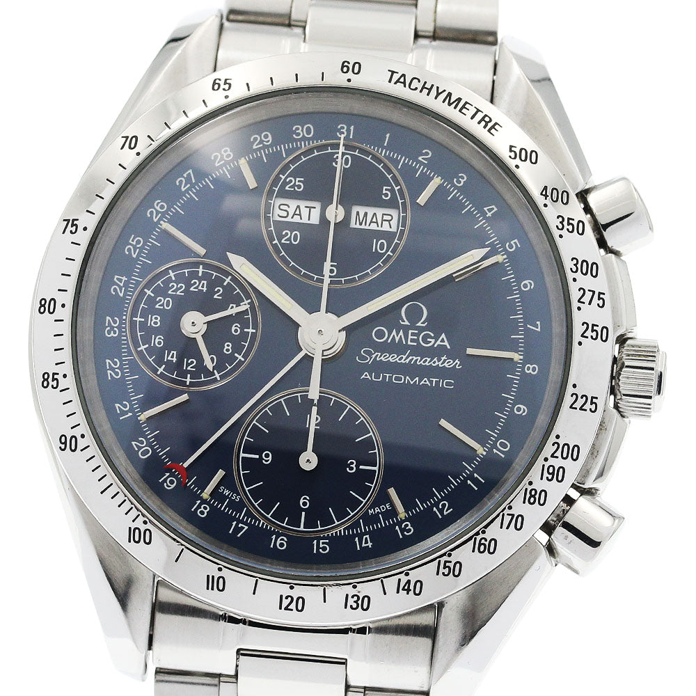 OMEGA Speedmaster 3521.80 Triple calendar Navy Dial Automatic Men's Watch_935046