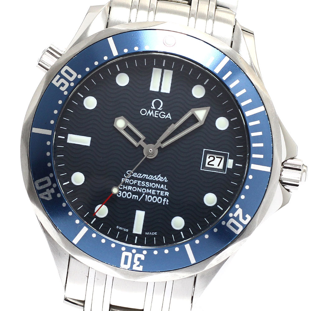 OMEGA Seamaster300 2531.80 Date Navy Dial Automatic Men's Watch_935075