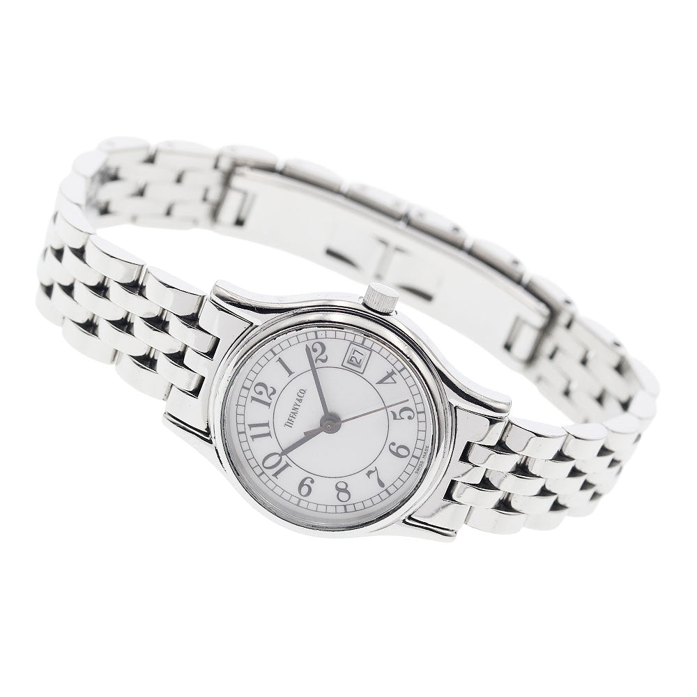 TIFFANY&Co. Classic Date white Dial Quartz Ladies Watch_935076