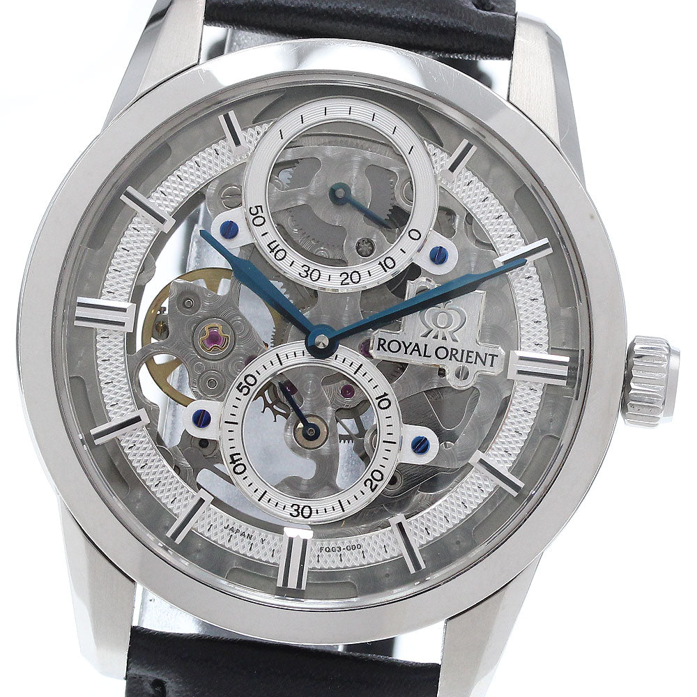 ORIENT Royal Orient FQ03-CO-B Power reserve skeleton Dial Automatic Men's_935078