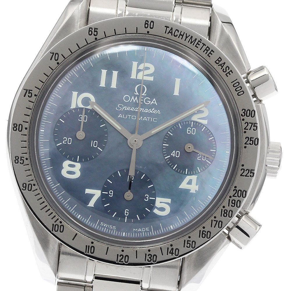 OMEGA Speedmaster 3502.73 Chronograph Blue shell Dial Automatic Men's Watch_935080