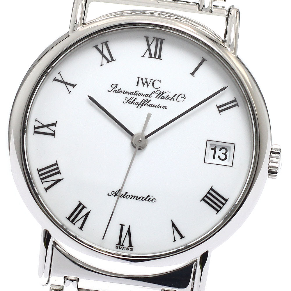 IWC SCHAFFHAUSEN Portofino IW351340 Date white Dial Automatic Men's Watch_935081