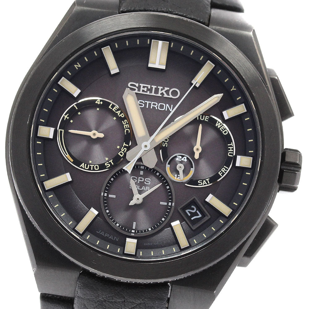 SEIKO Astron Nexter SBXC131/5X53-0CA Resident Evil: Death Island collaboration limited edition model black Dial Solar Powered Radio Men's Watch_935092