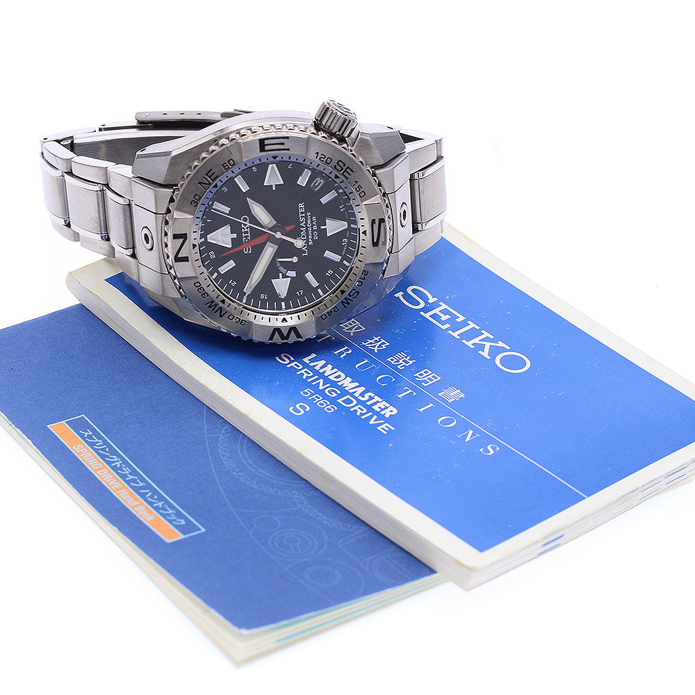 SEIKO Prospex Landmaster SBDB003/5R66-0AM0 black Dial Spring drive Men's_935100
