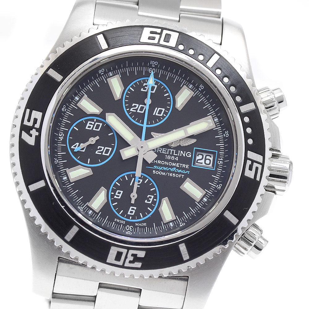 BREITLING Super Ocean A13341 Chronograph black Dial Automatic Men's Watch_935112