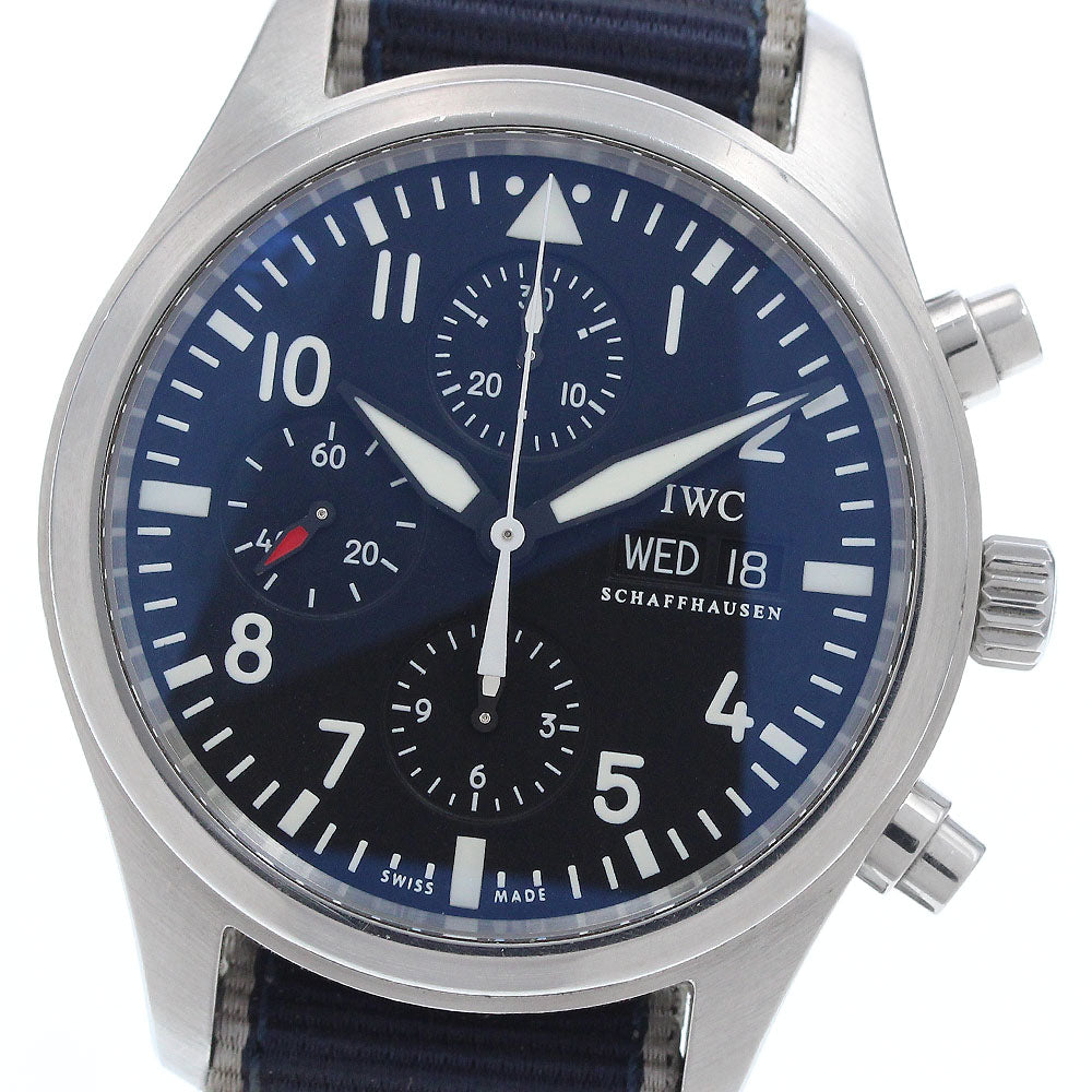 IWC SCHAFFHAUSEN Pilot watch IW371701 Chronograph Automatic Men's Watch_935113