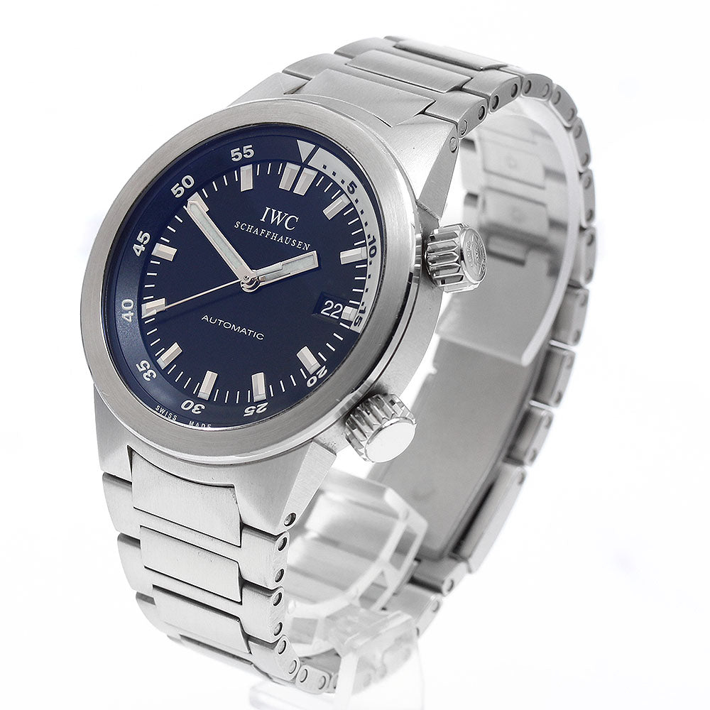 IWC SCHAFFHAUSEN Aqua timer IW354805 black Dial Automatic Men's Watch_935120
