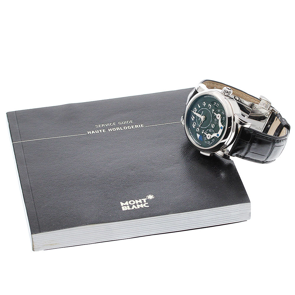 MONTBLANC Star Nikola Ryusec Monopusher Automatic 106488 Chronograph GMT black Dial Automatic Men's Watch_935123