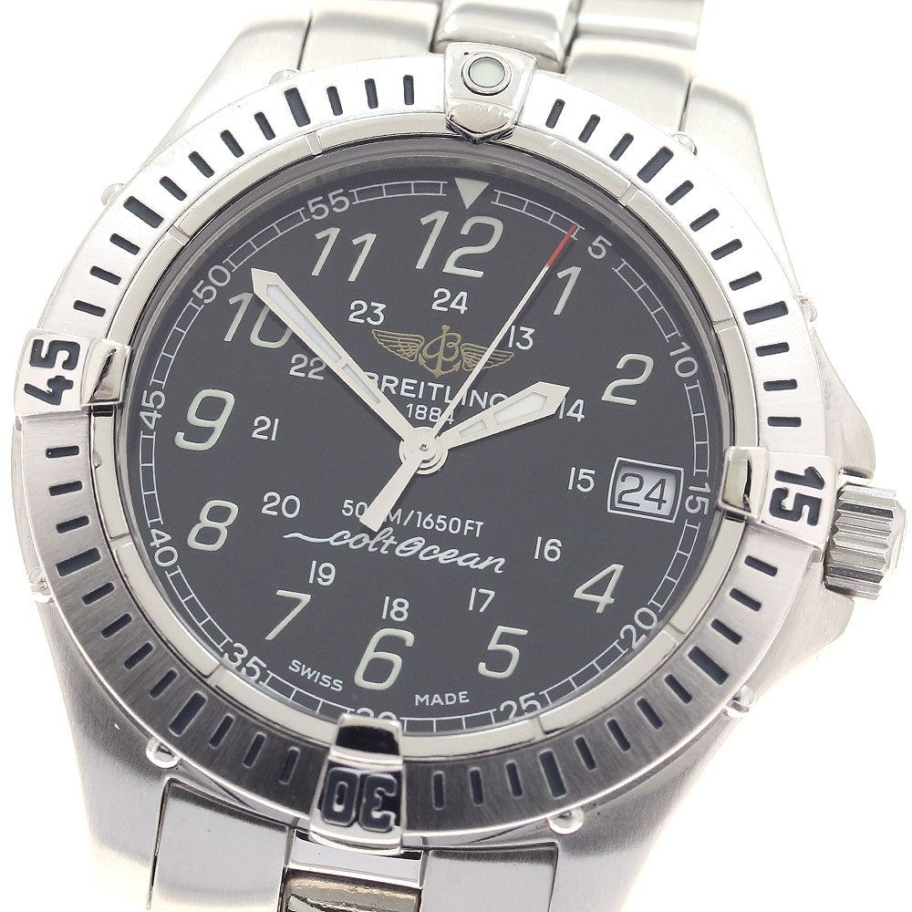 BREITLING Colt Ocean A64350 black Dial Quartz Men's Watch_935125