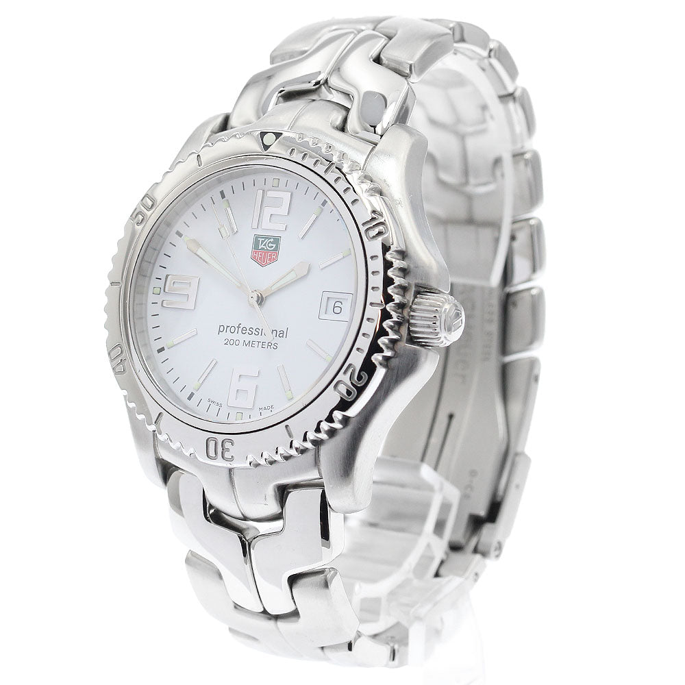 TAG HEUER Link WT1114 Date white Dial Quartz Men's Watch_935144