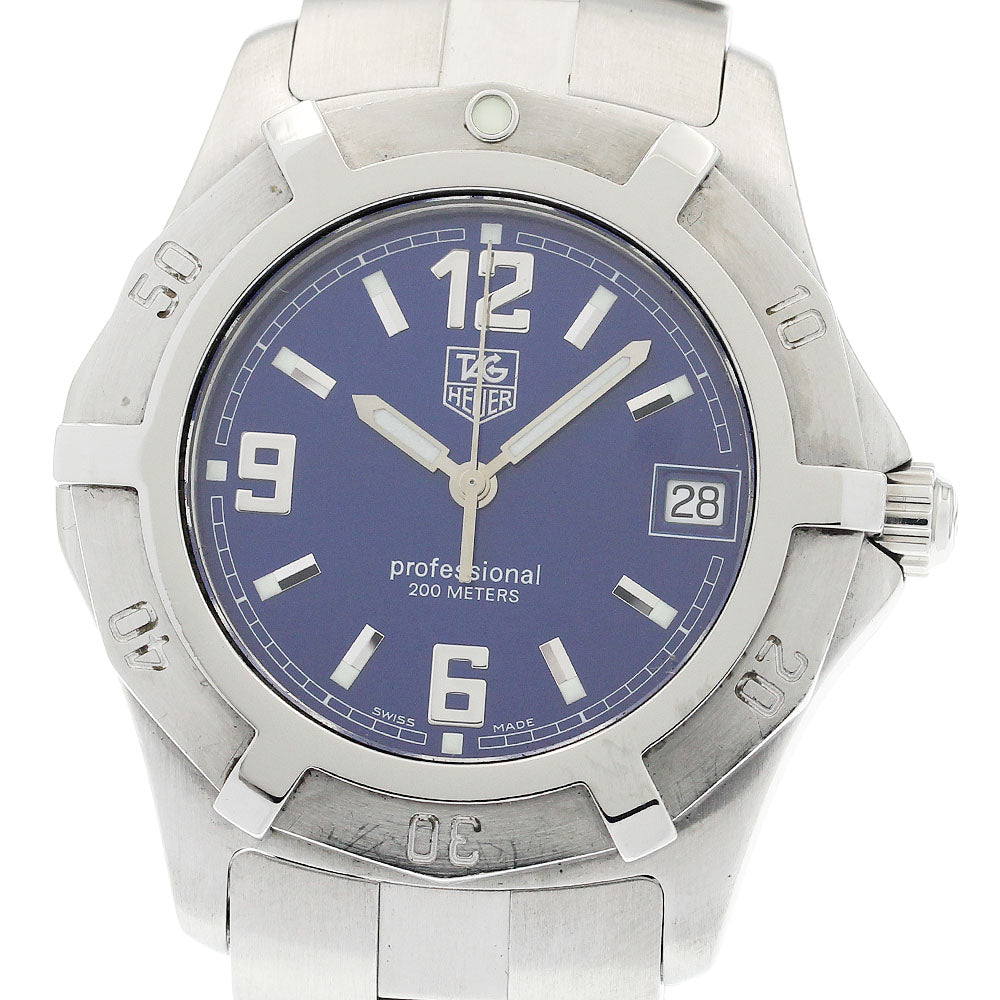 TAG HEUER Exclusive 2000 Series WN1112 Date blue Dial Quartz Men's Watch_935146