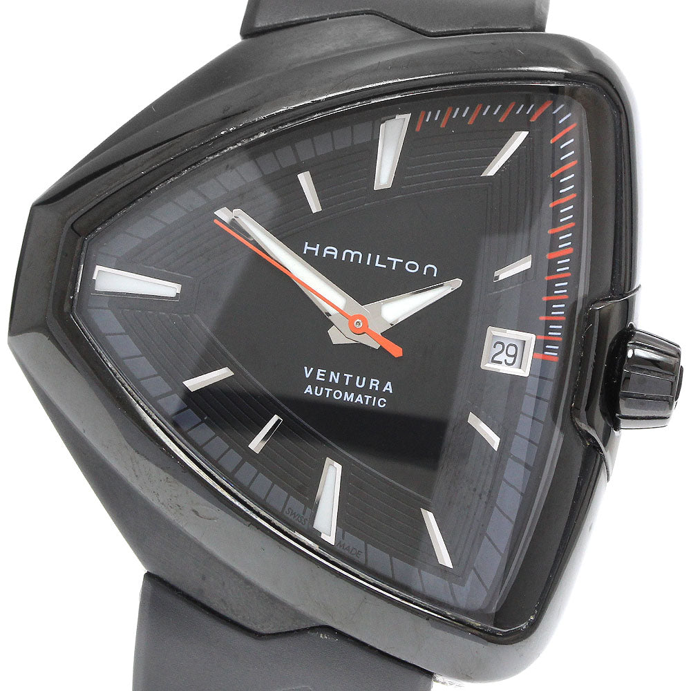 HAMILTON Ventura Elvis 80 H245850 Date black Dial Automatic Men's Watch_935159