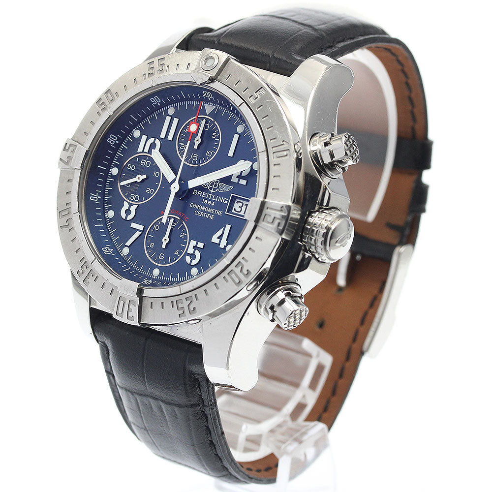 BREITLING Avenger Skyland A13380 Date Chronograph blue Dial Automatic Men's Watch_935162
