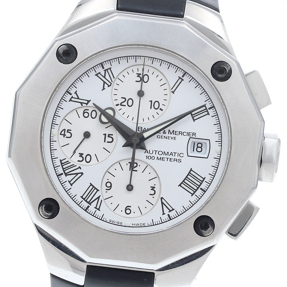 Baume & Mercier Riviera XXL 65541/M0A08628 Chronograph Date white Dial Automatic Men's Watch_935166