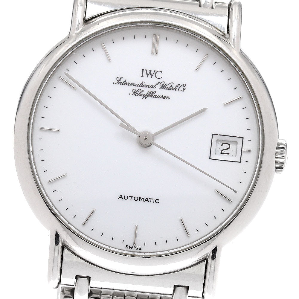 IWC SCHAFFHAUSEN Portofino IW351318 Date white Dial Automatic Men's Watch_935173