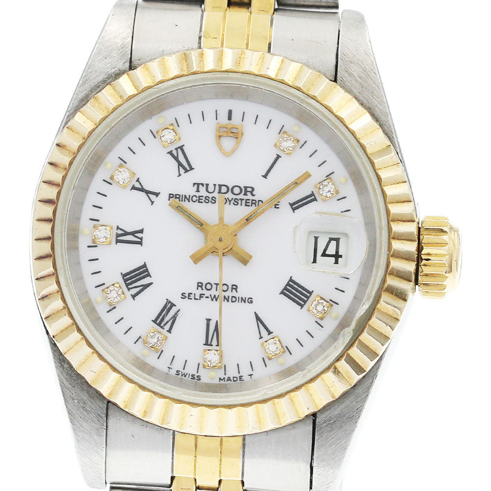 TUDOR Princess Oyster Date 92413N Yellow gold bezel Automatic Ladies_935180