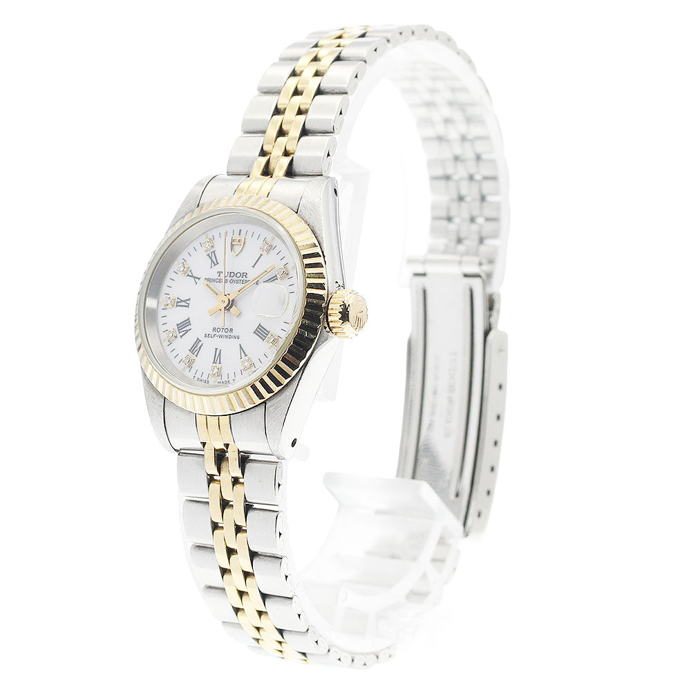 TUDOR Princess Oyster Date 92413N Yellow gold bezel Automatic Ladies_935180