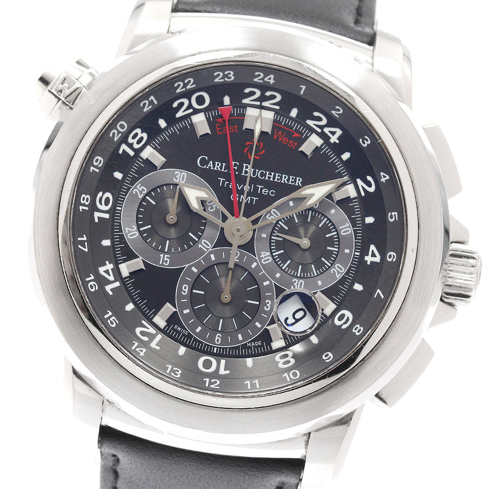CARL F.BUCHERER Patrabi Travel Tech 10620.08 GMT Automatic Men's Watch_935183