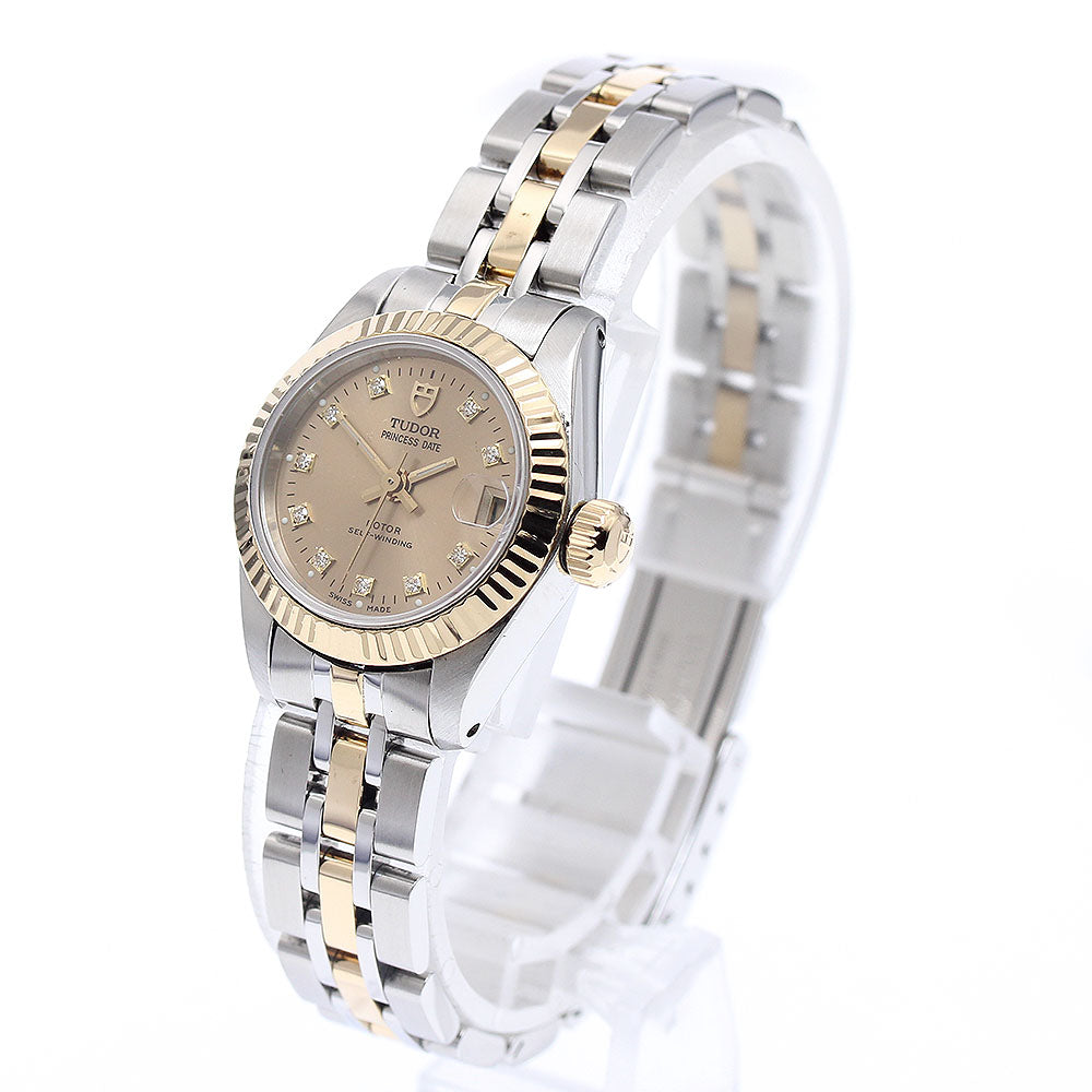 TUDOR Princess date 92513 10P diamond gold Dial Automatic Ladies Watch_935200
