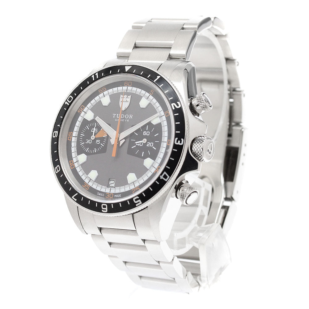 TUDOR Heritage Chrono 70330 Date Gray / black Dial Automatic Men's Watch_935222