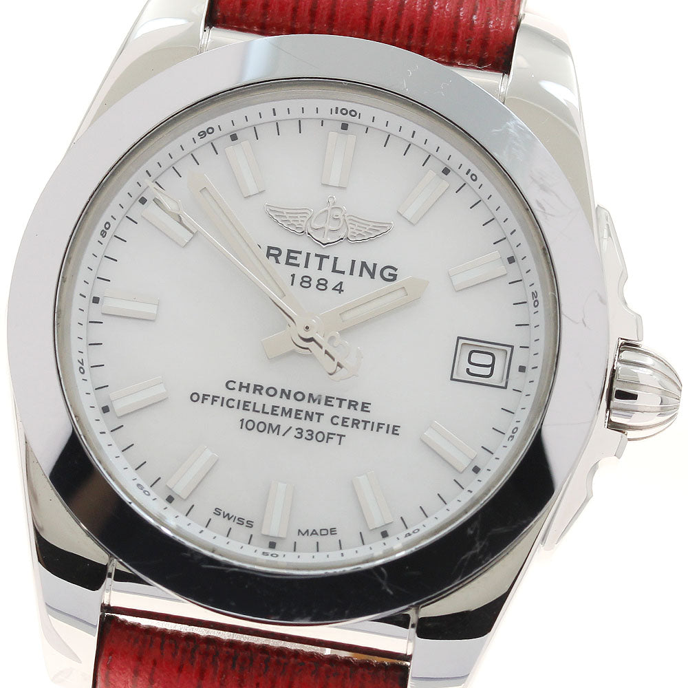 BREITLING Galactic 36 Sleek T-shirt W74330 Date Quartz Ladies Watch_935223