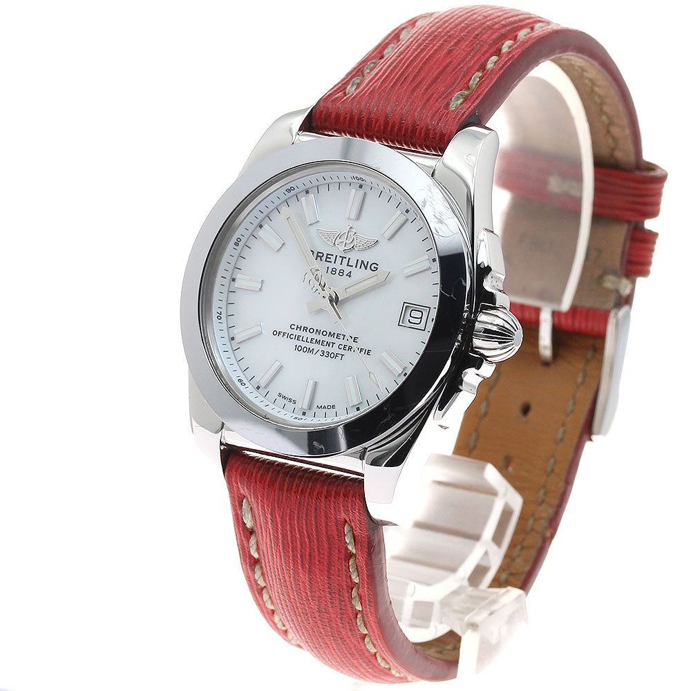 BREITLING Galactic 36 Sleek T-shirt W74330 Date Quartz Ladies Watch_935223