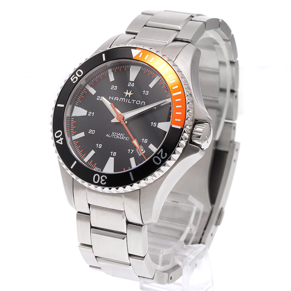 HAMILTON Khaki navy scuba H823050 Date black Dial Automatic Men's Watch_935234