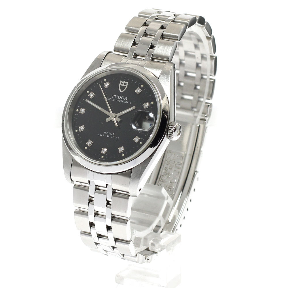TUDOR Prince Oyster Date 74000N 10P diamond Automatic Boy's Watch_935247