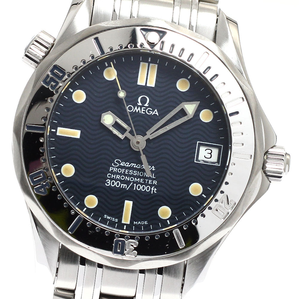 OMEGA Seamaster Diver 300M 2552.80 Date Navy Dial Automatic Boy's Watch_935251