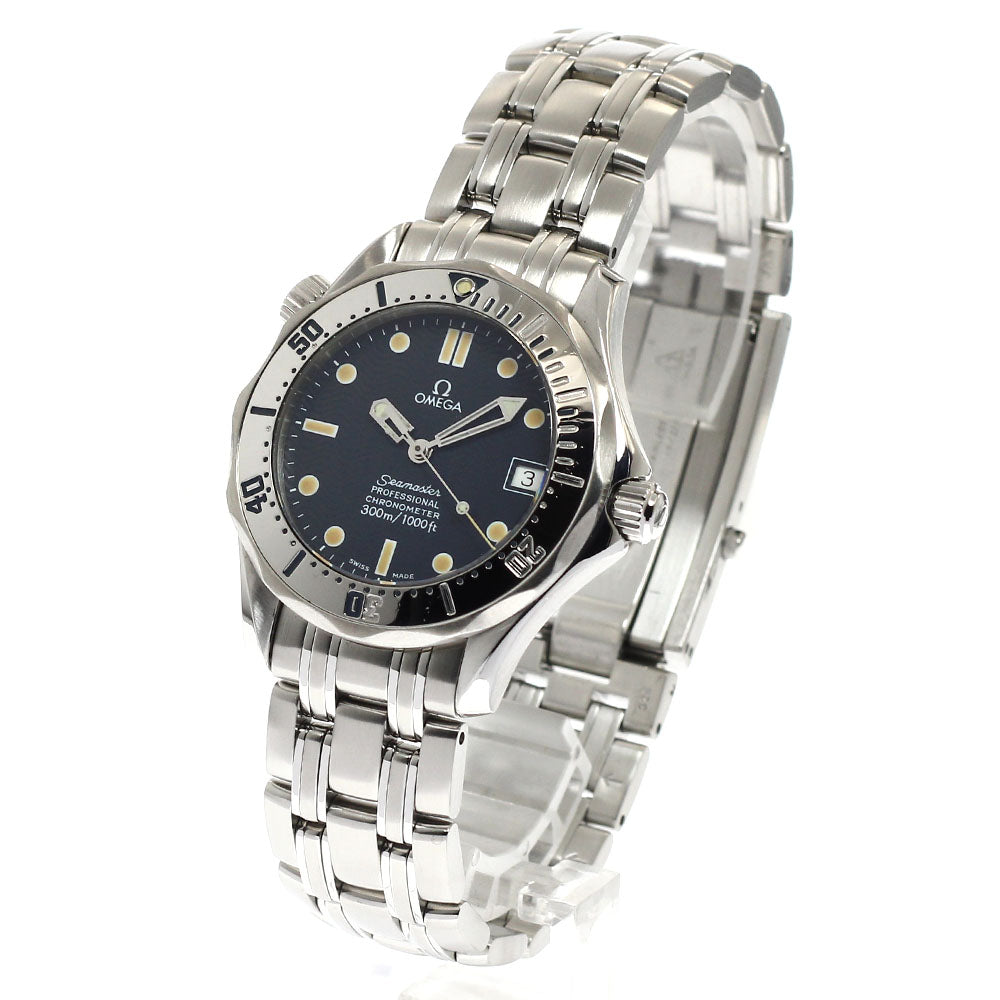 OMEGA Seamaster Diver 300M 2552.80 Date Navy Dial Automatic Boy's Watch_935251