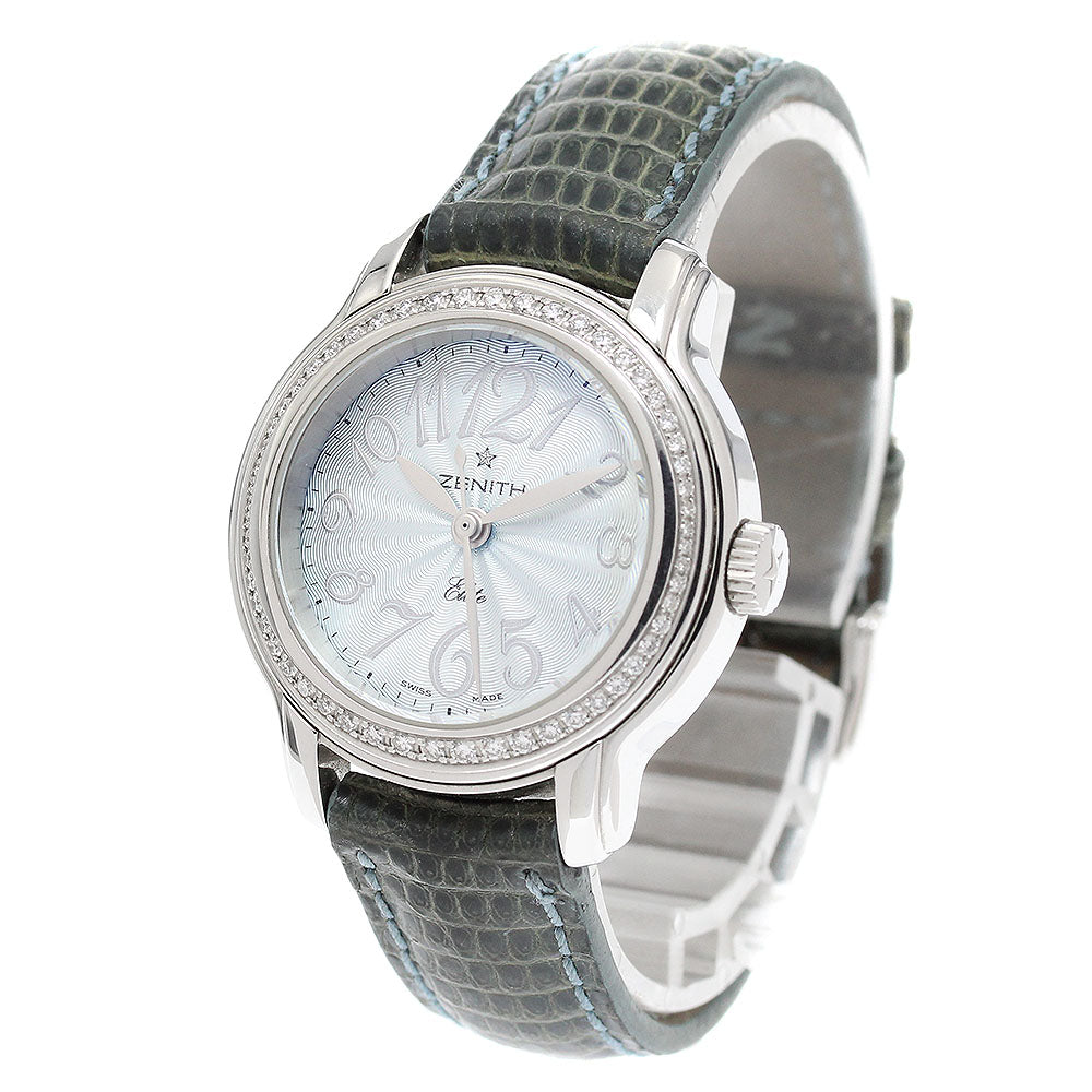 ZENITH Baby star 16.1220.67 Diamond Bezel Silver Dial Automatic Ladies Watch_935258