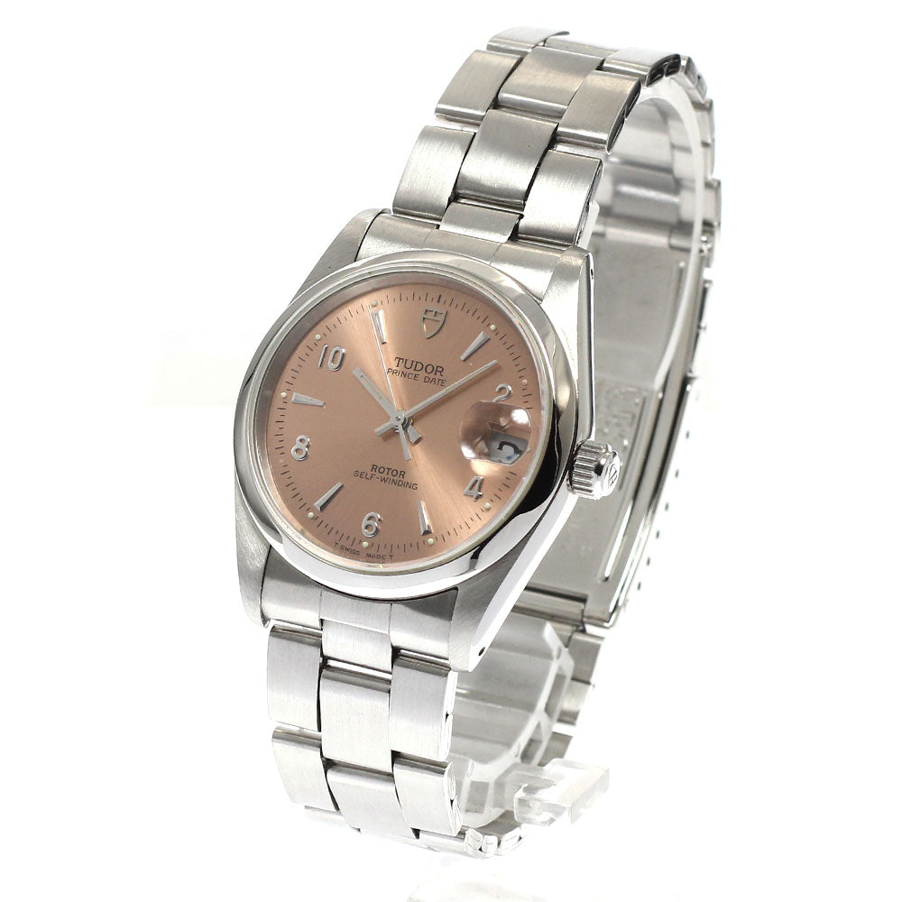 TUDOR Prince Date 74000N pink Dial Automatic Boy's Watch_935276